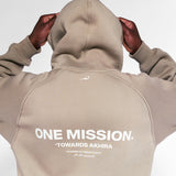 ONE MISSION HOODIE - SAND
