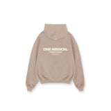 ONE MISSION HOODIE - SAND