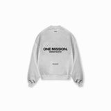 ONE MISSION SWEATER - GREY