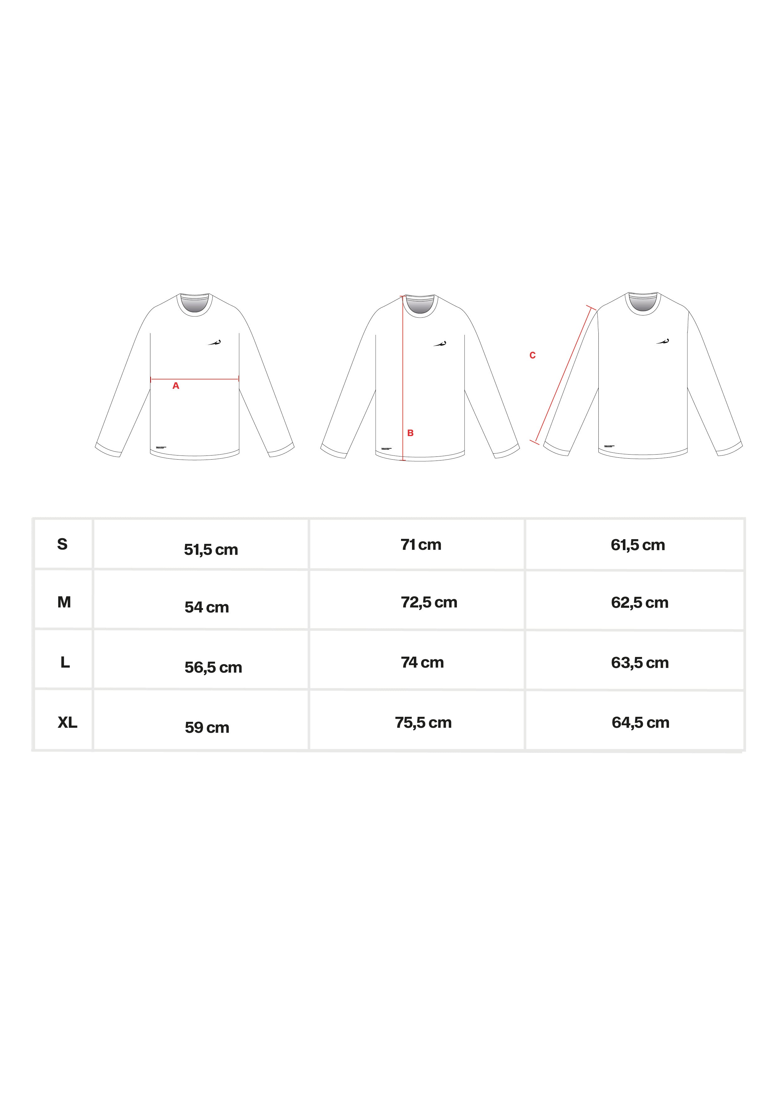 White Core Long Sleeve – Deenathletic