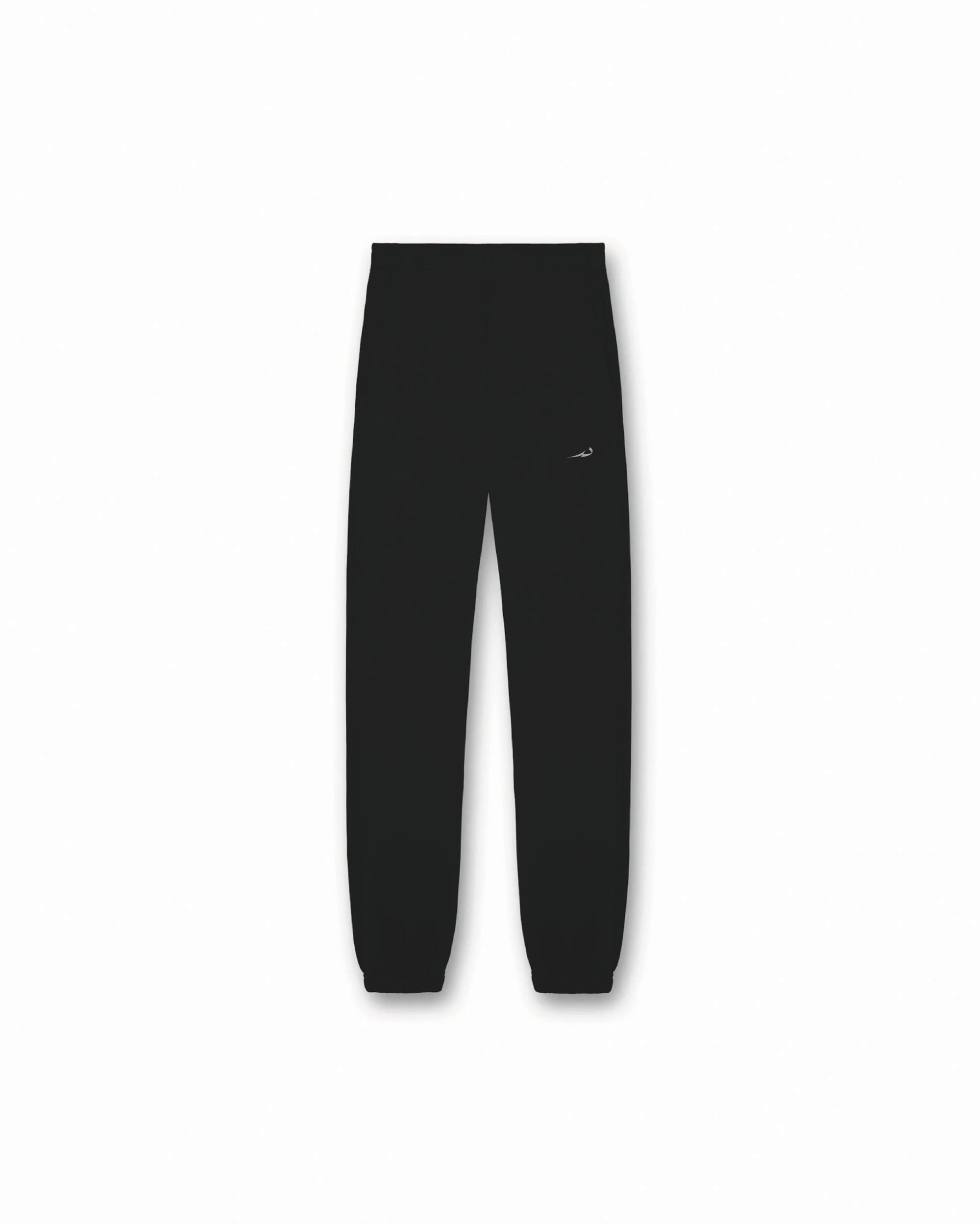 Black pants with a small Deenathletic logo on a white background
