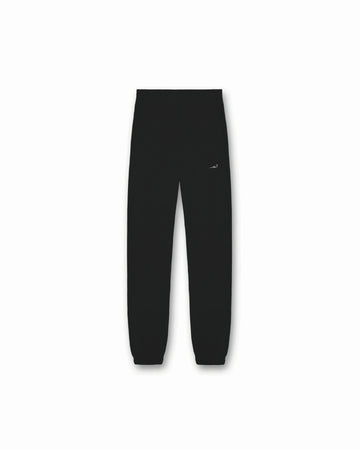 Black pants with a small Deenathletic logo on a white background