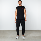 DEENATHLETIC TRAINING DIV. TANK - RED PRINT