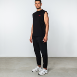 DEENATHLETIC TRAINING DIV. TANK - RED PRINT